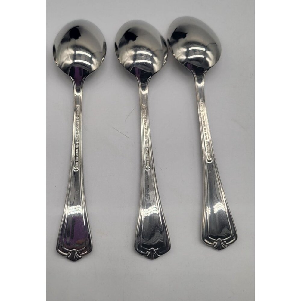 Reed & Barton Select HADLEY Stainless Steel 18/10 Set of 3 Teaspoons - Picture 4 of 5